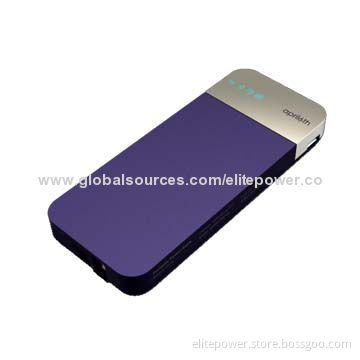 Universal Charger for iPhone 5S, Samsung Galaxy, HTC with Integrate Cable, 3,000mAh Capacity